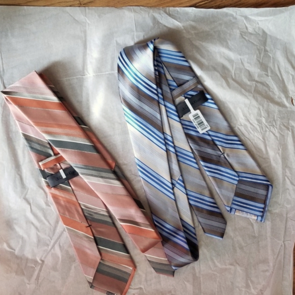 (Set of 2) NWT- Calvin Klein Ties